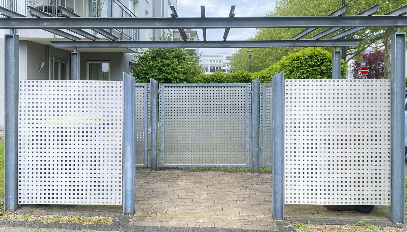Gesamtansicht einer Abstellanlage