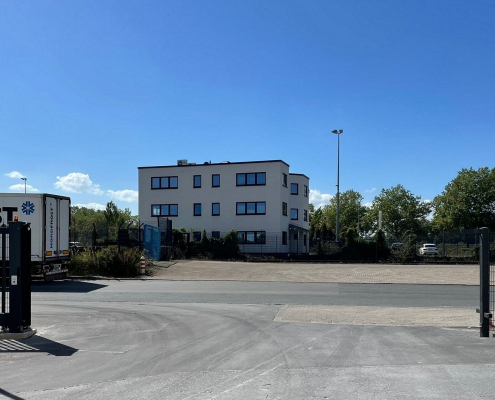 Schrankenanlage zweiflügelig
