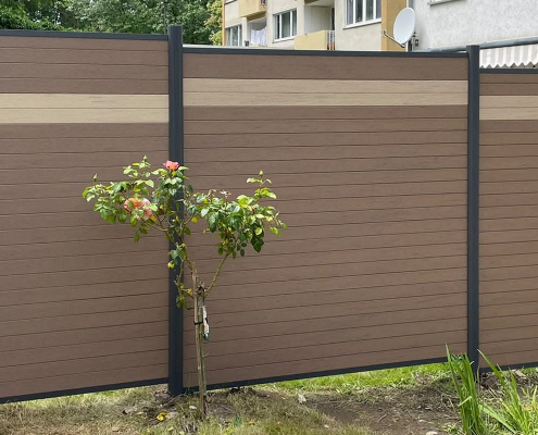 WPC-Sichtschutzzaun "Classic"
