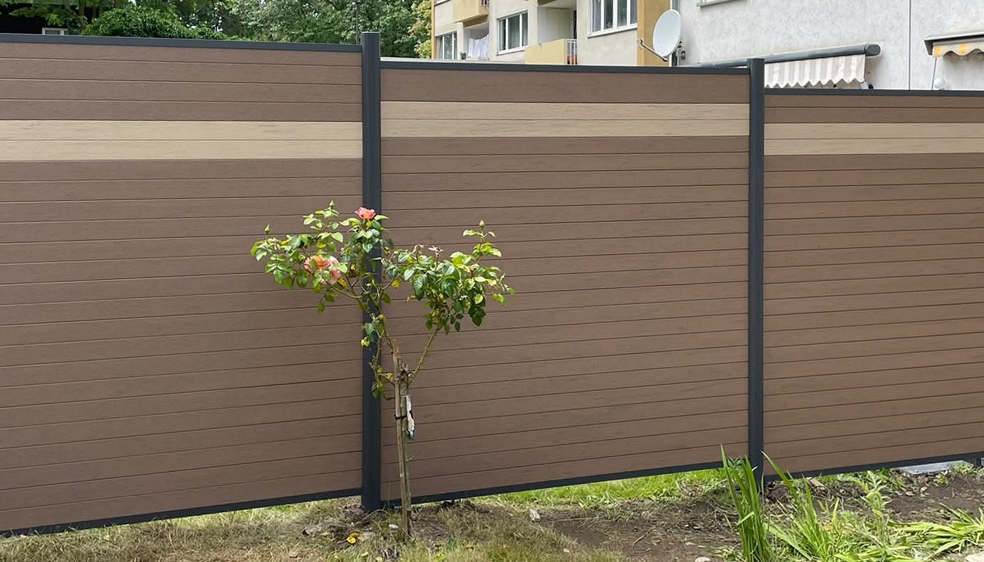 WPC-Sichtschutzzaun "Classic"
