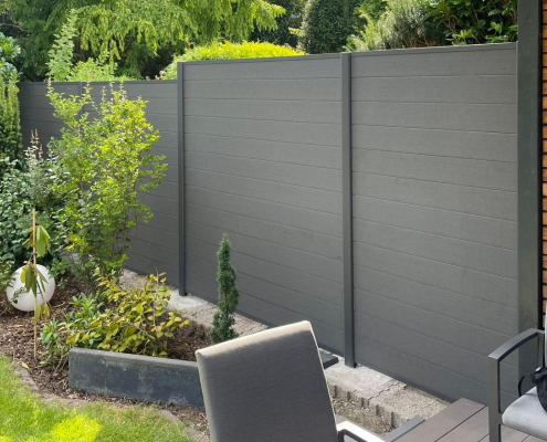 WPC-Zaun Classic Anthrazit