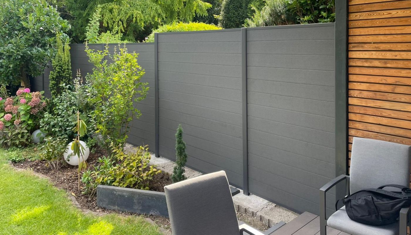 WPC-Zaun Classic Anthrazit