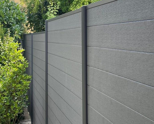 WPC-Zaun Classic Anthrazit