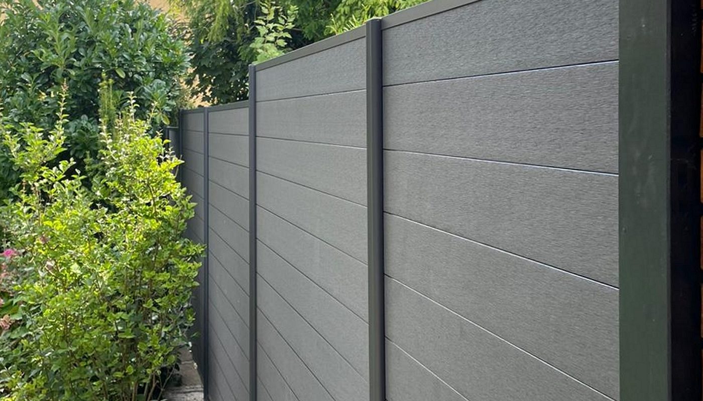 WPC-Zaun Classic Anthrazit